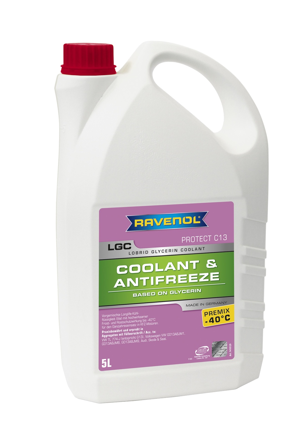 LGC Lobrid Glycerin Coolant PREMIX -40°C